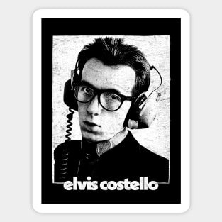 Elvis Costello Vintage Look Punksthetic Magnet